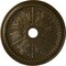 Ekena Millwork Winsor Ceiling Medallion (Fits Canopies up to 4"), Hand-Painted Brass, 27 1/2"OD x 4"ID x 1 1/2"P CM27WIBRS - alternate 1